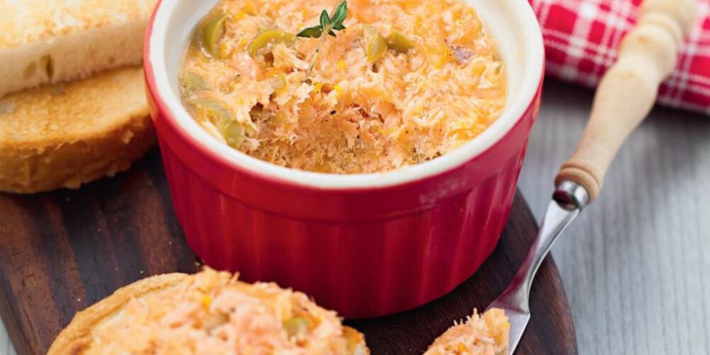 Рецепт рийета из форели с оливками