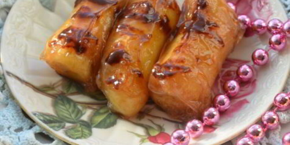 Рецепт банановых спринг-роллы