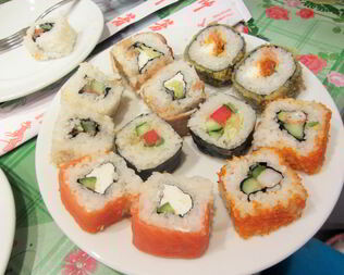 Домашние роллы Калифорния