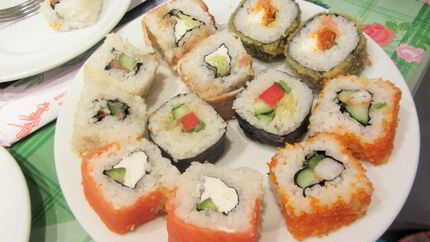 Домашние роллы Калифорния