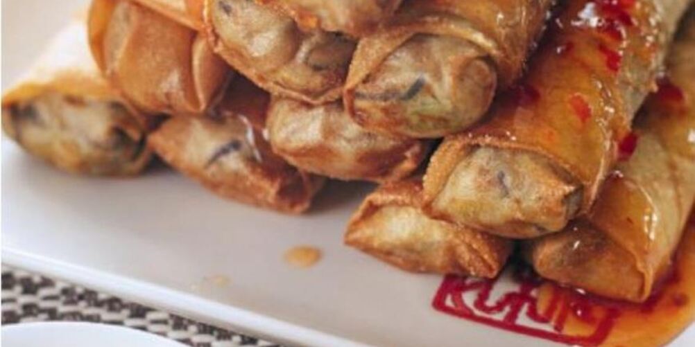 Рецепт китайских роллов с курицей и грибами
