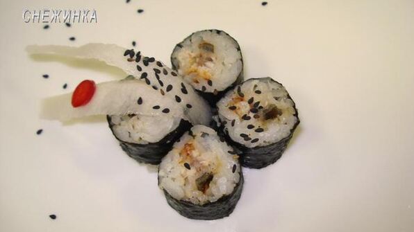 нигири-суши и роллы