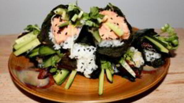 ролл с угрем