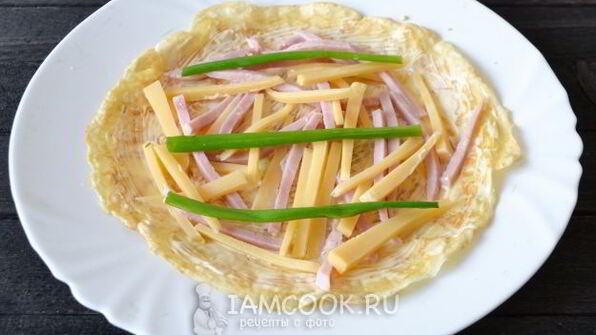 роллы из блинчиков с разной начинкой