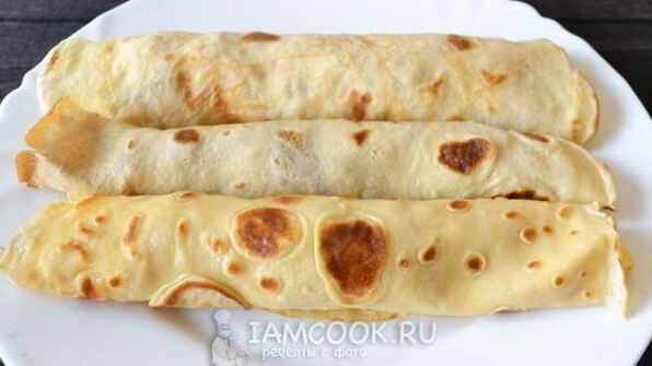 роллы из блинчиков с разной начинкой