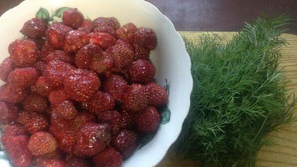 роллы из телятины с клубничным соусом