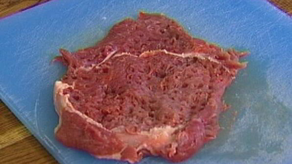 роллы с говядиной, фасолью и сладким перцем