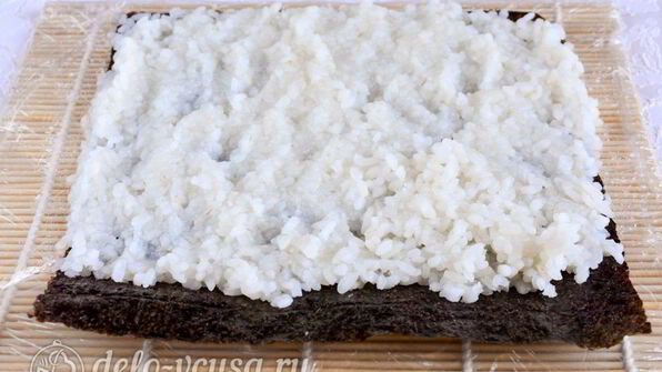 роллы с крабовыми палочками