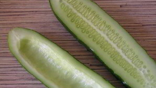 роллы с креветками в огурцах