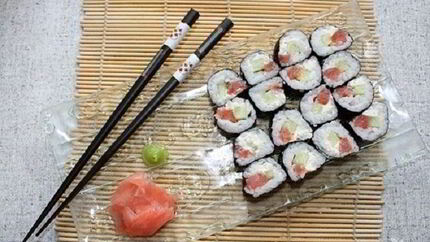 Роллы с творожным сыром