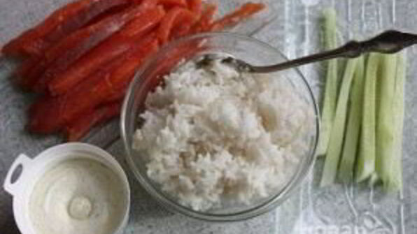 роллы с творожным сыром