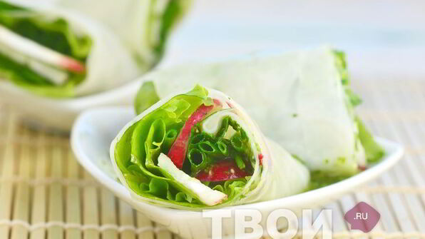 спринг роллы с овощами