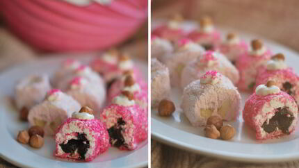 Творожные роллы с черносливом и бананом