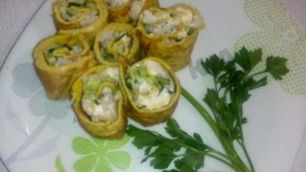 яичные роллы по-корейски