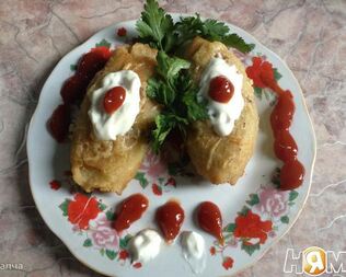 Картофельные рулетики