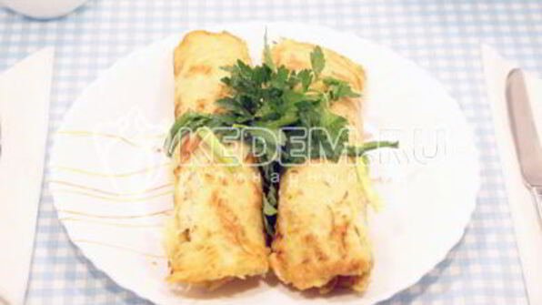 картофельные рулеты с грибами