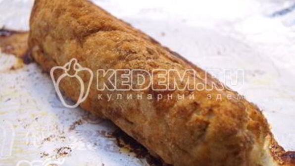 куриный рулет с сыром и укропом