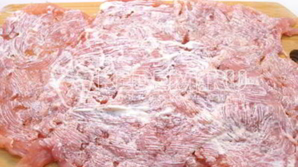 куриный рулет с сыром и укропом