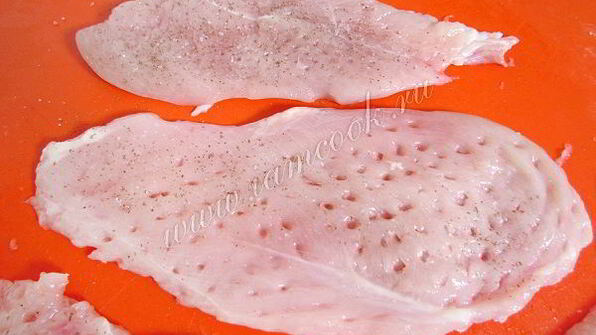 куриные рулетики с грибами