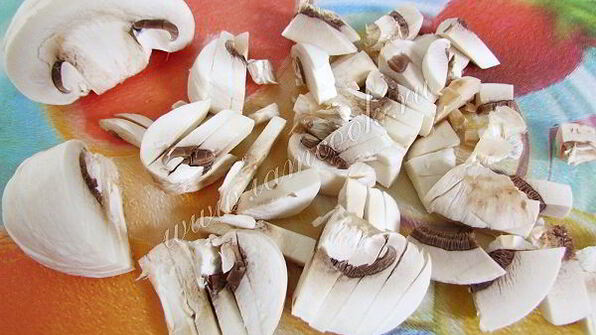 куриные рулетики с грибами