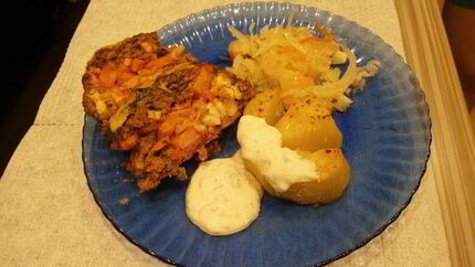 Мясной рулет из лосятины