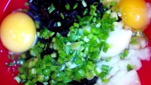 мясной рулет пенечки