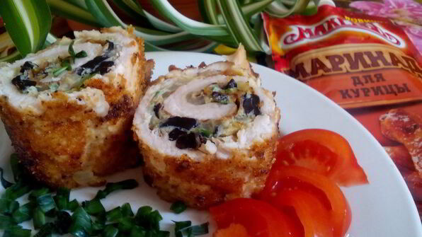 мясной рулет пенечки