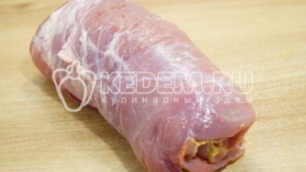 мясной рулет с беконом
