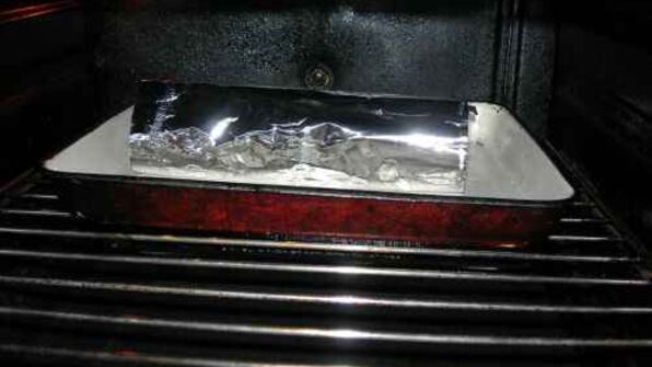 мясной рулет с сыром в фольге