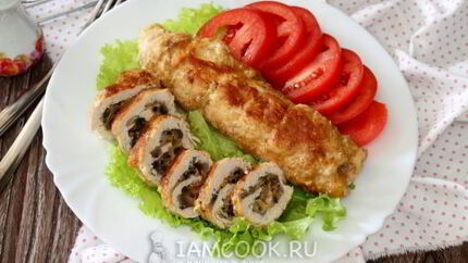 Рулет из куриного филе