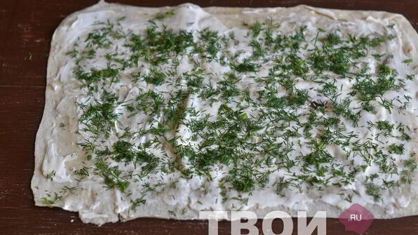 рулет из лаваша с сыром