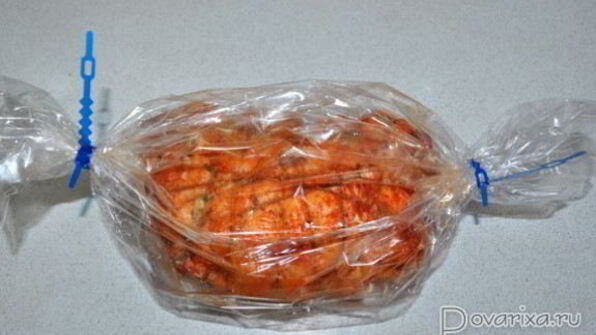 рулет из свиной брюшины с горчицей и хреном