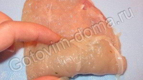 рулетики из куриной грудки с черносливом