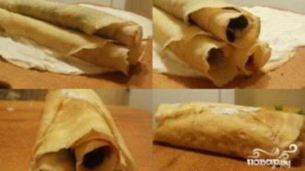 рулеты из блинов с начинкой