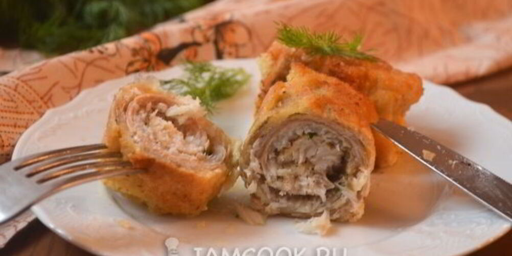 Рецепт рыбных рулетиков из хека