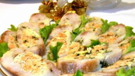 Рыбные рулеты с начинкой