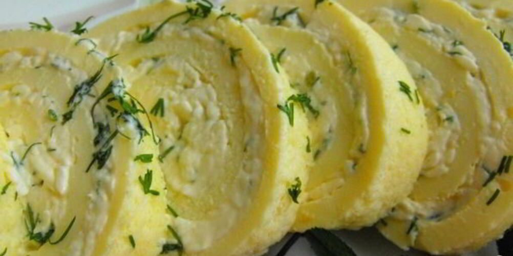 Рецепт сырного рулета