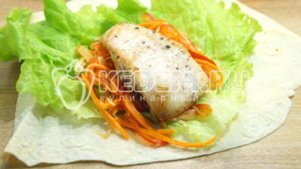 домашняя шаурма с курицей