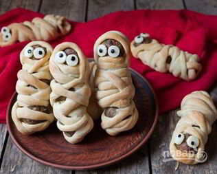 Сосиски в тесте Египетские мумии