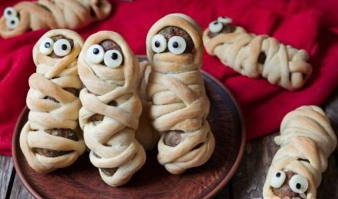 Сосиски в тесте Египетские мумии