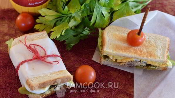 рыбный сэндвич