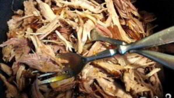 сэндвич барбекю со свининой