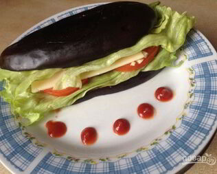 Сэндвич из баклажана