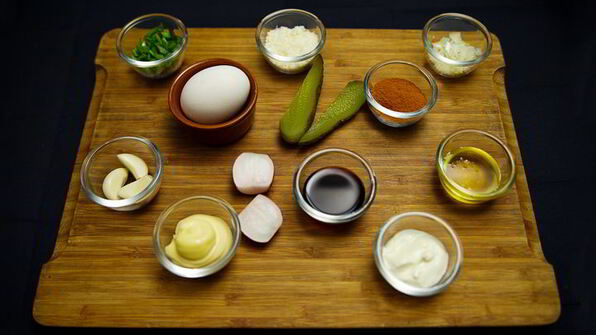 сэндвич с курицей и овощами-гриль