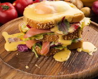 Сэндвич с лососем