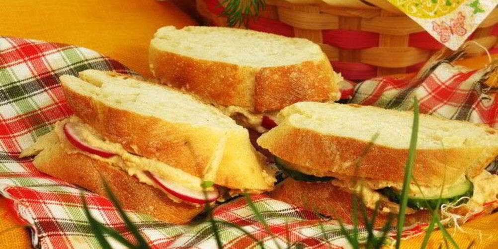 Рецепт сэндвича с яичным паштетом