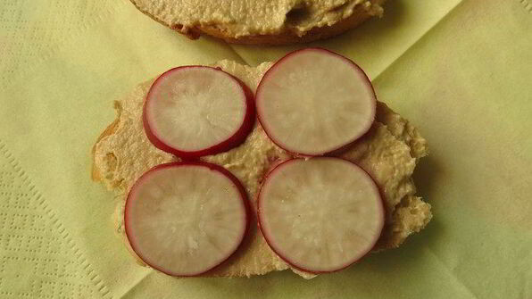 сэндвич с яичным паштетом