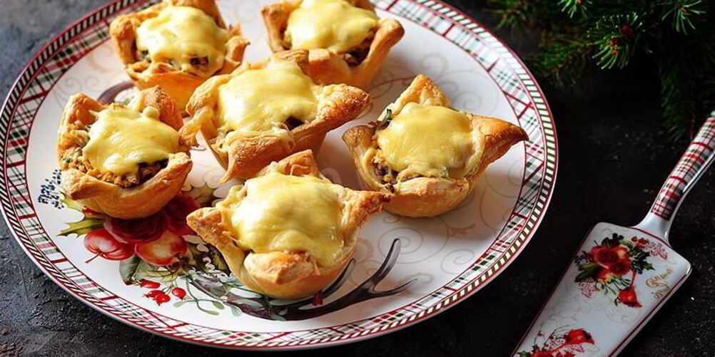 Рецепт горячих тарталеток с начинкой