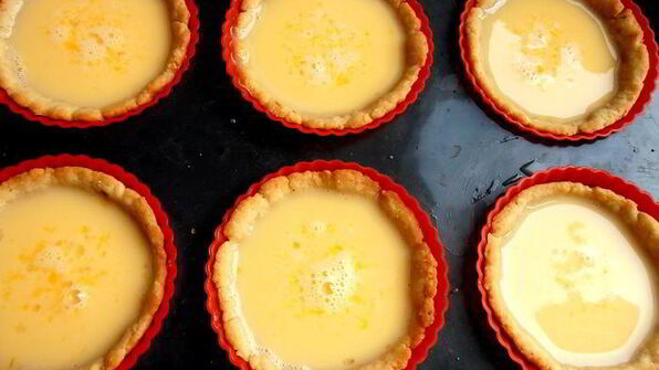 китайские яичные тарталетки