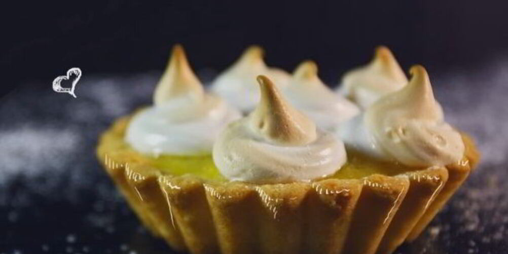 Рецепт лимонной тарталетки с меренгой